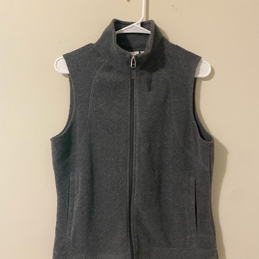 Kim Rogers Charcoal Zip-Up Vest